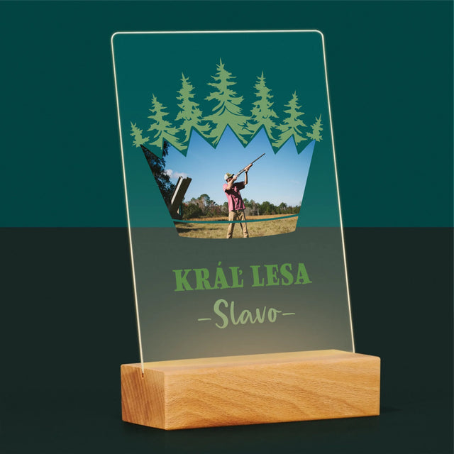 Tvar Z Fotografií: Kráľ Lesa - Tlač Na Akrylové Sklo