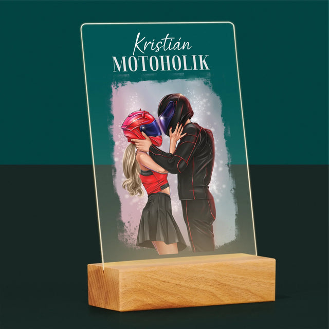 Tvorenie Postavy: Motoholik - Tlač Na Akrylové Sklo