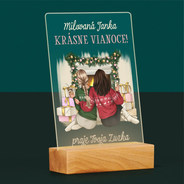 Tvorenie Postavy: Vianočné Kamarátky - Tlač Na Akrylové Sklo