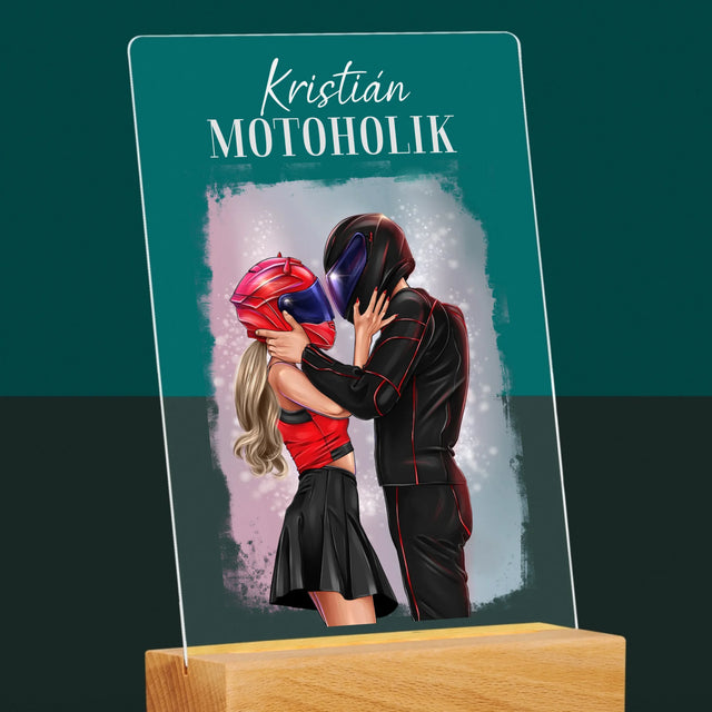 Tvorenie Postavy: Motoholik - Tlač Na Akrylové Sklo