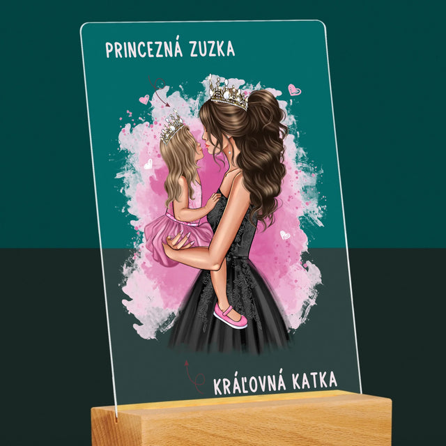 Tvorenie Postavy: Maminkina Princezná - Tlač Na Akrylové Sklo