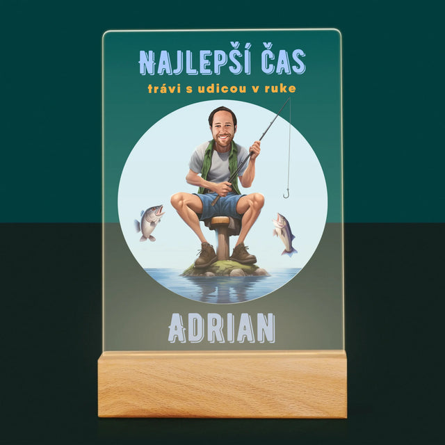 Fotografia A Podpis: Najlepší Čas - Tlač Na Akrylové Sklo (Vertikálne)