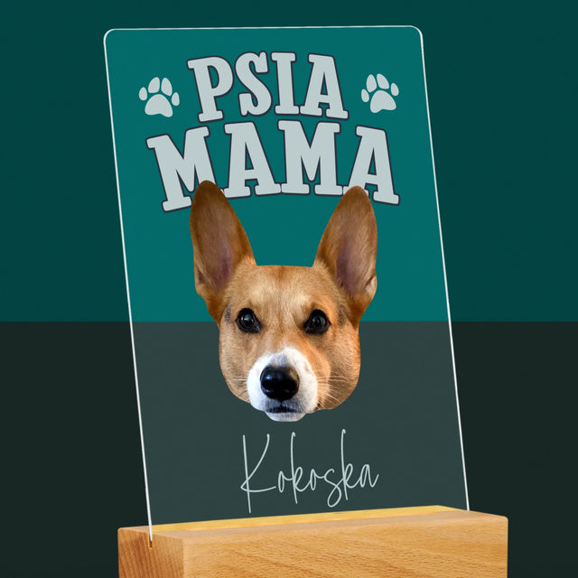 Tvoja Postava: Psia Mama - Tlač Na Akrylové Sklo