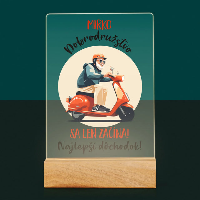 Meno A Podpis: Dobrodružstvo Sa Len Začína - Tlač Na Akrylové Sklo (Vertikálne)