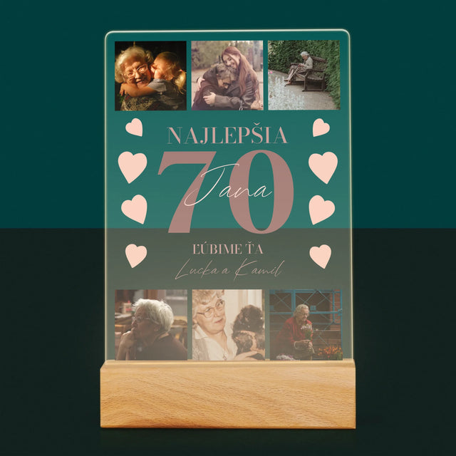 Fotokoláž: Najlepšia 70 - Tlač Na Akrylové Sklo