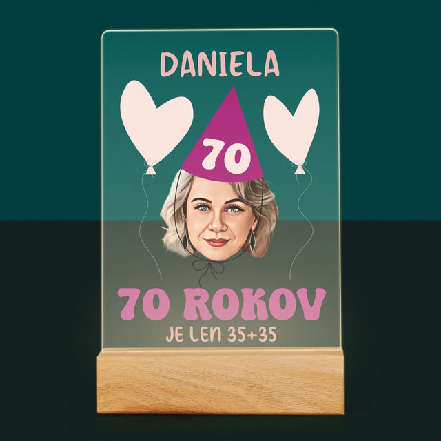 Tvoja Postava: Narodeninový Portrét - Tlač Na Akrylové Sklo