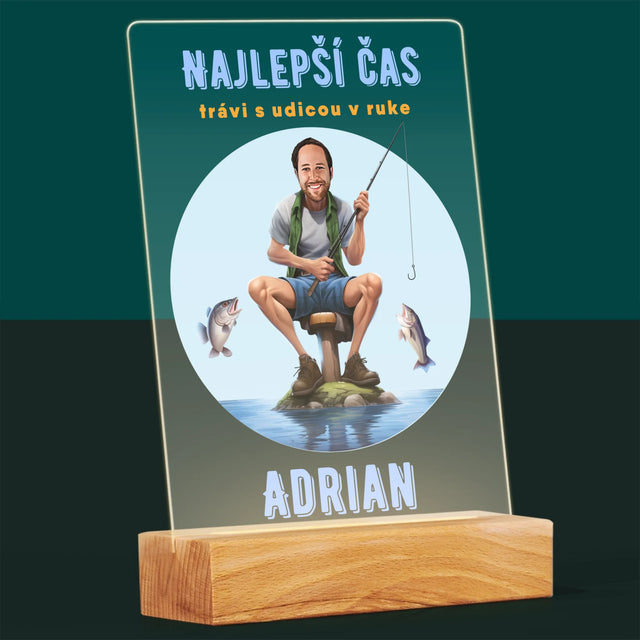 Fotografia A Podpis: Najlepší Čas - Tlač Na Akrylové Sklo (Vertikálne)