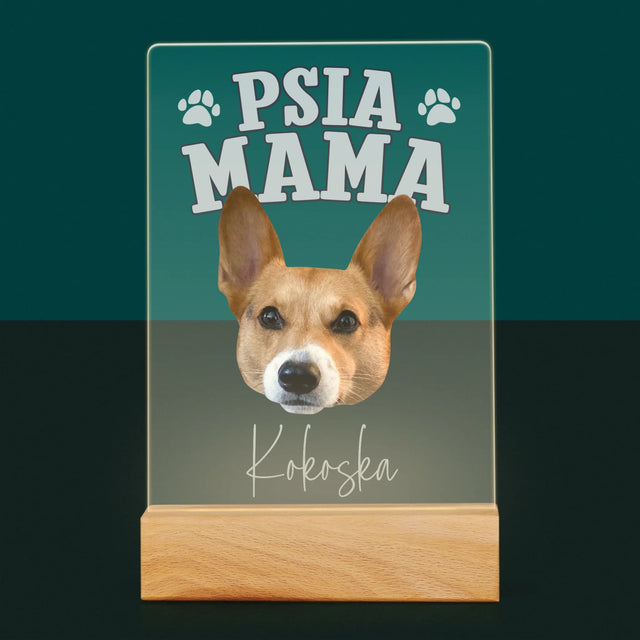 Tvoja Postava: Psia Mama - Tlač Na Akrylové Sklo