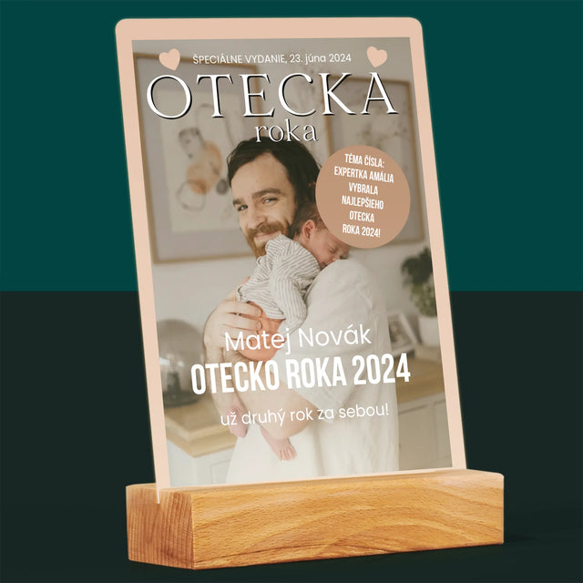 Okładka Magazynu: Tatuś Roku - Wydruk Na Szkle Akrylowym | SK