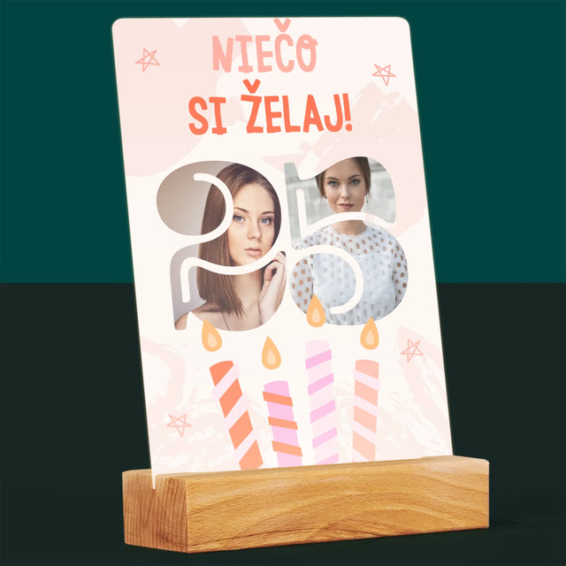 Slovo Z Fotografií: Niečo Si Želaj - Tlač Na Akrylové Sklo
