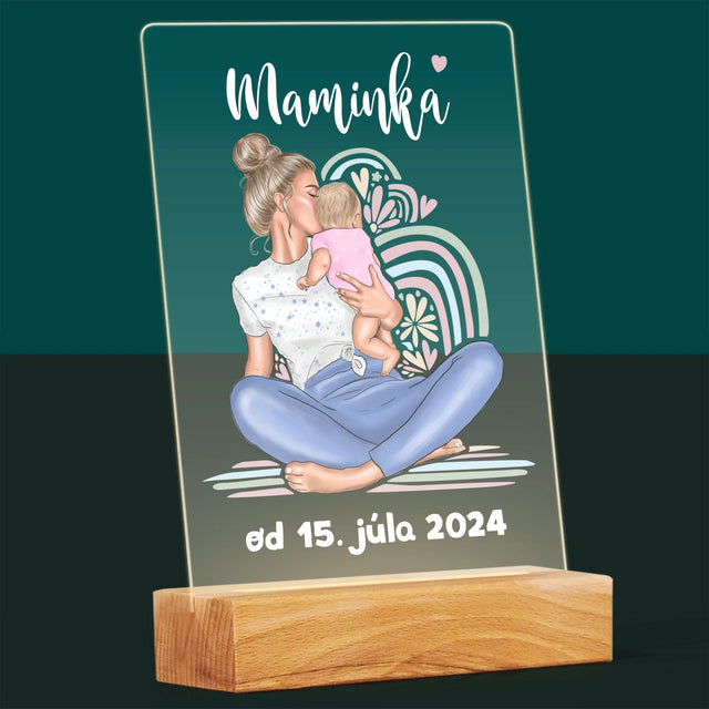 Tvorenie Postavy: Mladá Mama - Tlač Na Akrylové Sklo