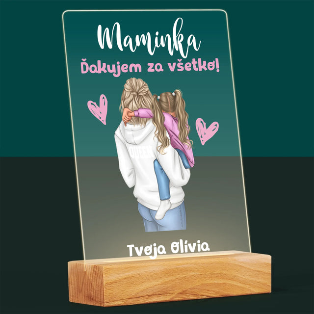 Tvorenie Postavy: Mama S Dieťaťom - Tlač Na Akrylové Sklo