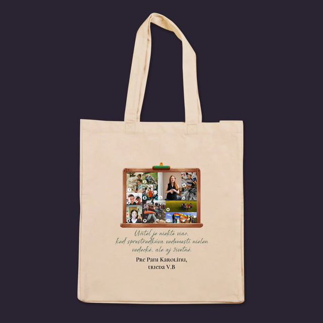 Tvar Z Fotografií: Učiteľ Je Niekto Viac - Plátená Taška