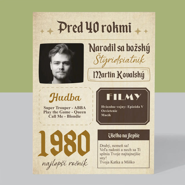 Obálka Časopisu: Pred 40 Rokmi - Tlač Na Drevo (Vertikálne)
