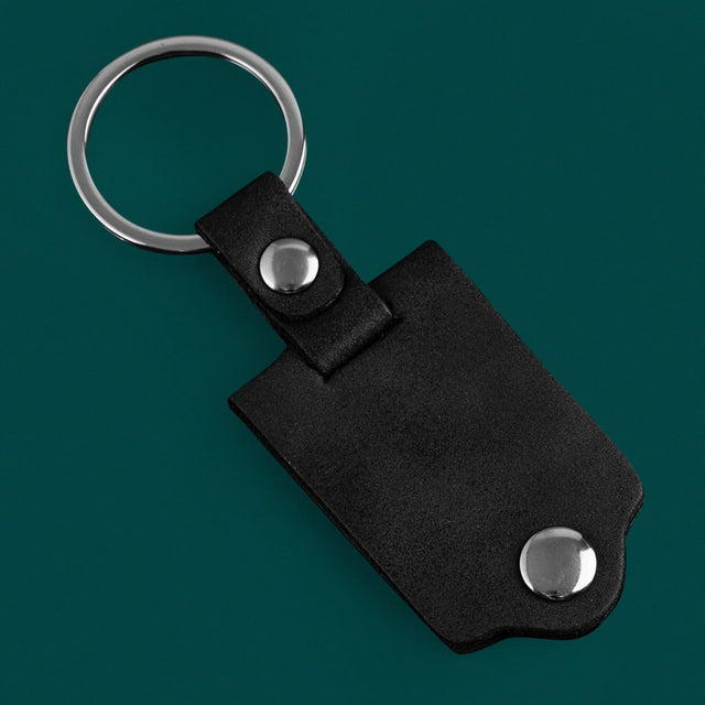 Fotografia A Podpis: Ocko Dieťa Rúčka - Kožená Kľúčenka S Fotografiou