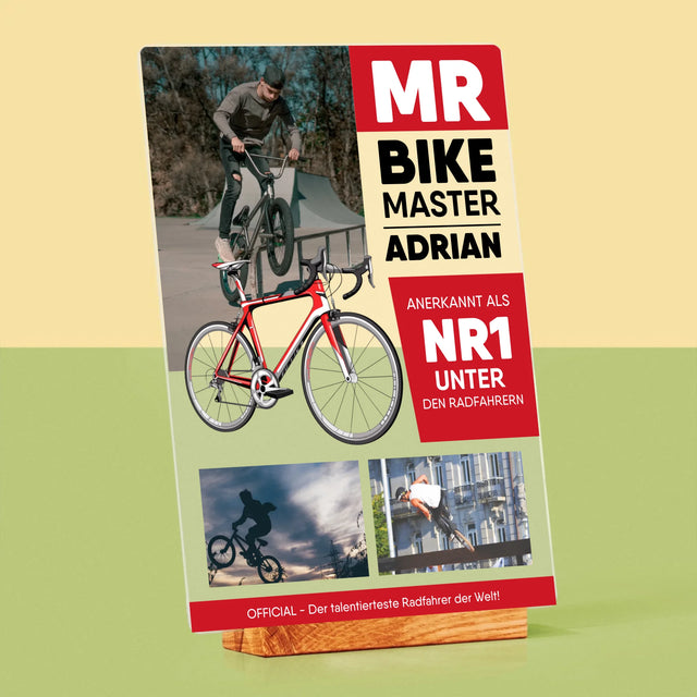 Okładka Magazynu: Mr Bike Master - Wydruk Na Szkle Akrylowym | DE