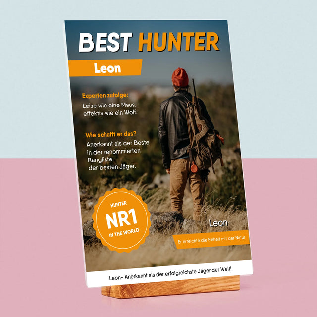 Okładka Magazynu: Best Hunter - Wydruk Na Szkle Akrylowym | DE
