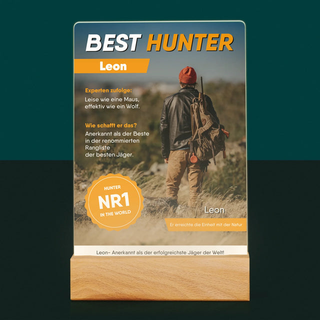 Okładka Magazynu: Best Hunter - Wydruk Na Szkle Akrylowym | DE