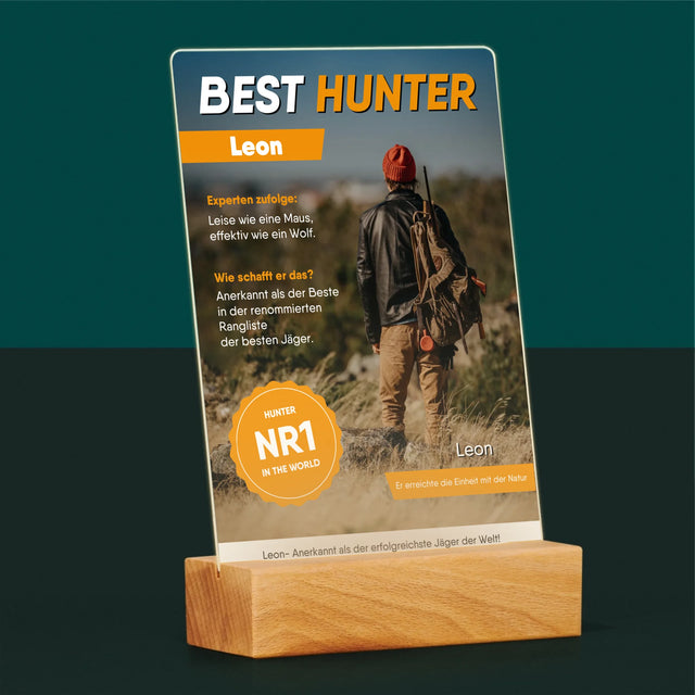 Okładka Magazynu: Best Hunter - Wydruk Na Szkle Akrylowym | DE