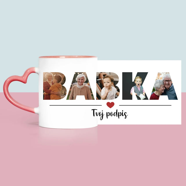 Slovo Z Fotografií: Babka Z Tvojich Fotografií - Hrnček