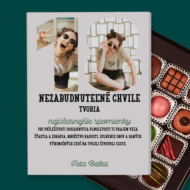 Slovo Z Fotografií: 18. Narodeniny - Pralinky