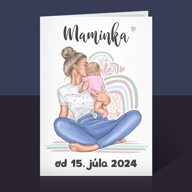 Tvorenie Postavy: Mladá Mama - Kartička S Prianiami