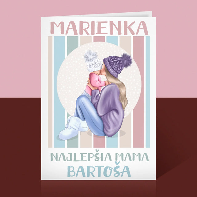 Tvorenie Postavy: Najlepšia Mama - Kartička S Prianiami
