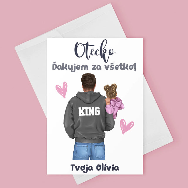 Tvorenie Postavy: Otec S Dieťaťom - Kartička S Prianiami