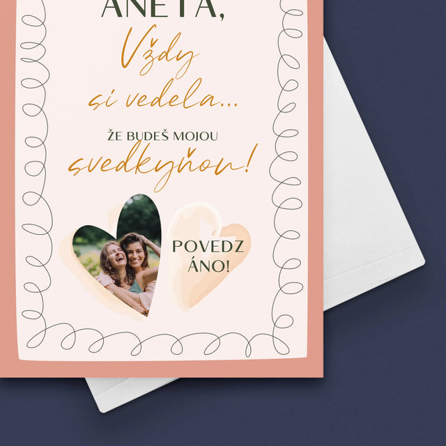 Fotografia A Podpis: Vždy Si Vedela - Kartička S Prianiami