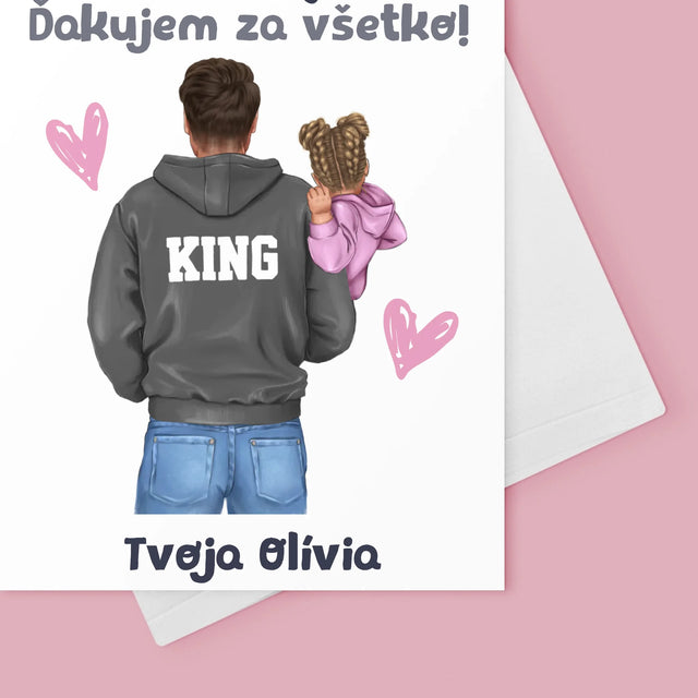 Tvorenie Postavy: Otec S Dieťaťom - Kartička S Prianiami