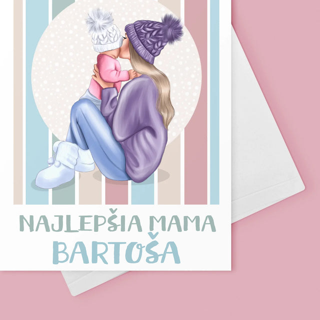 Tvorenie Postavy: Najlepšia Mama - Kartička S Prianiami
