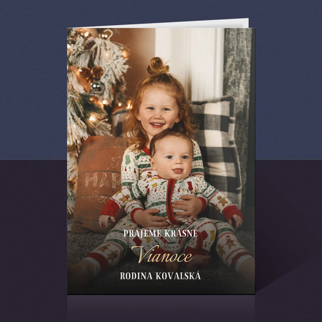 Fotografia A Podpis: Krásne Vianoce - Kartička S Prianiami