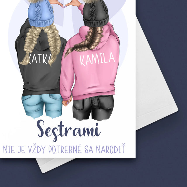 Tvorenie Postavy: Zimné Kamarátky - Kartička S Prianiami