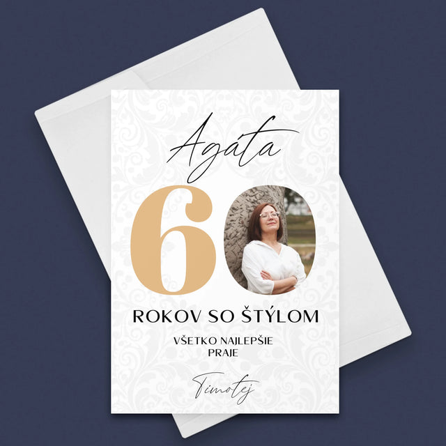 Fotografia A Podpis: 60 Rokov So Štýlom - Kartička S Prianiami