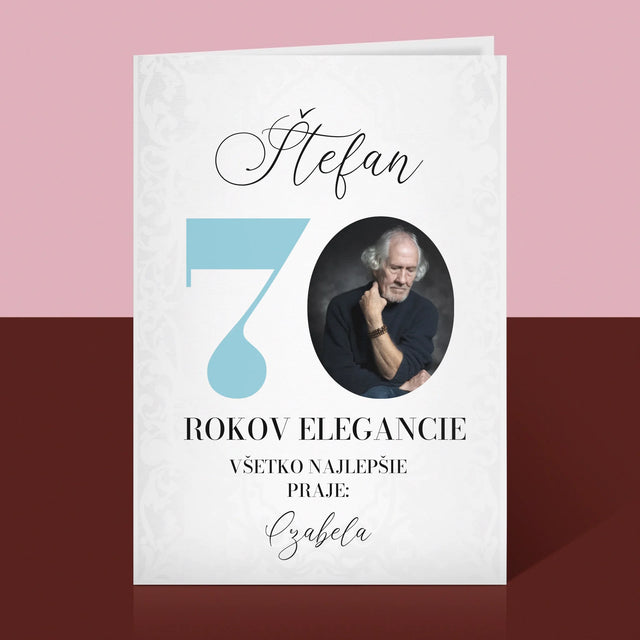 Fotografia A Podpis: 70 Rokov Elegancie - Kartička S Prianiami