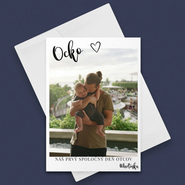 Fotografia A Podpis: Prvý Deň Ocka - Kartička S Prianiami