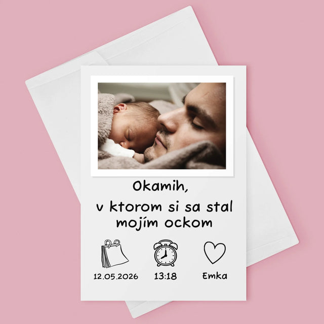 Fotografia A Podpis: Stal Si Sa Ockom - Kartička S Prianiami