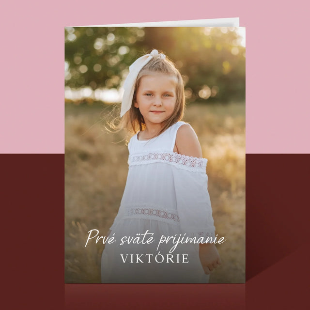 Fotografia A Podpis: Prijímanie - Kartička S Prianiami