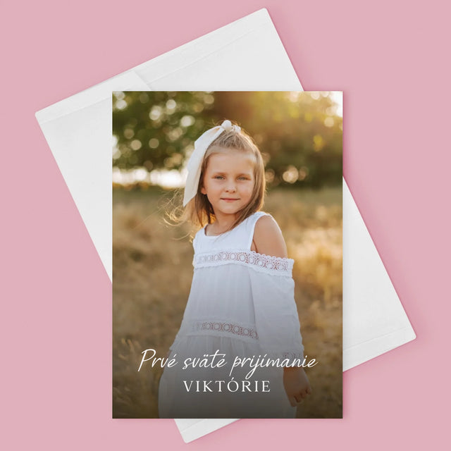Fotografia A Podpis: Prijímanie - Kartička S Prianiami