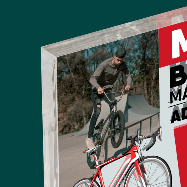 Obálka Časopisu: Mr Bike Master - Akrylový Blok (Vertikálne)