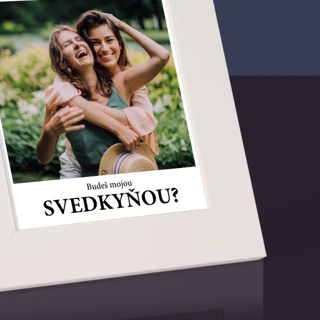 Fotografia A Podpis: Vysnívaná Svedkyňa - Rámček Na Fotografiu (Vertikálne)