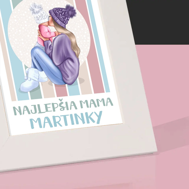 Tvorenie Postavy: Najlepšia Mama - Rámček Na Fotografiu (Vertikálne)