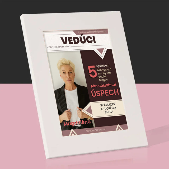Obálka Časopisu: Vedúci - Rámček Na Fotografiu (Vertikálne)