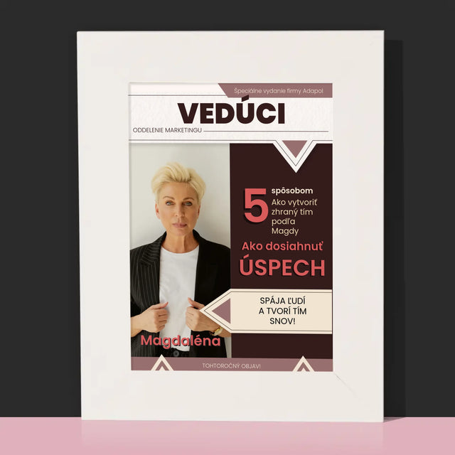 Obálka Časopisu: Vedúci - Rámček Na Fotografiu (Vertikálne)