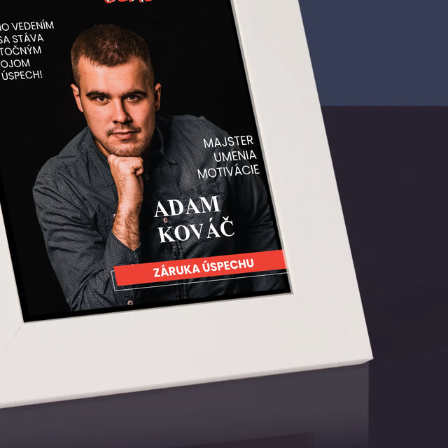 Obálka Časopisu: Team Leader - Rámček Na Fotografiu (Vertikálne)