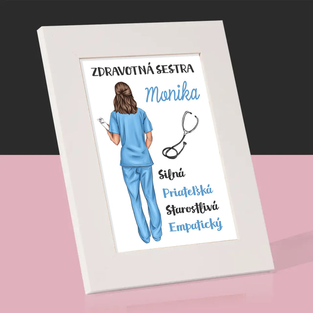 Tvorenie Postavy: Vlastnosti Zdravotnej Sestry - Rámček Na Fotografiu (Vertikálne)