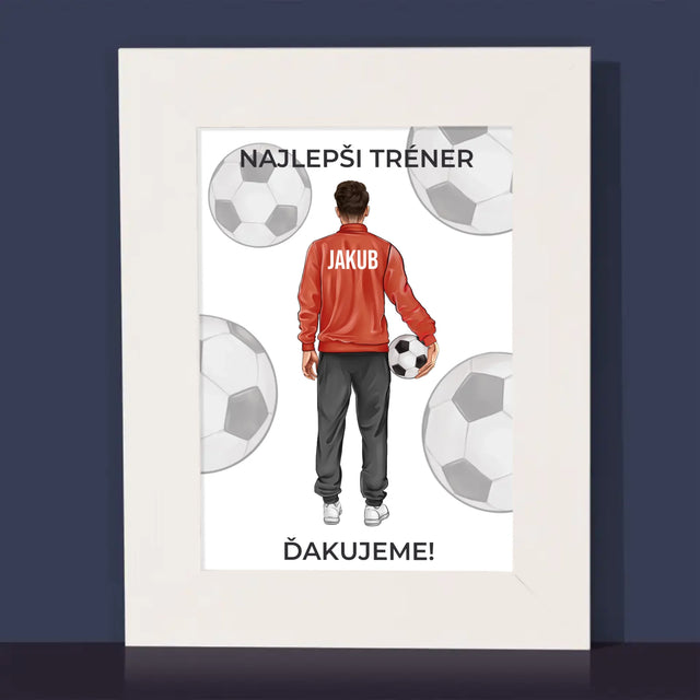 Tvorenie Postavy: Najlepší Tréner - Rámček Na Fotografiu (Vertikálne)