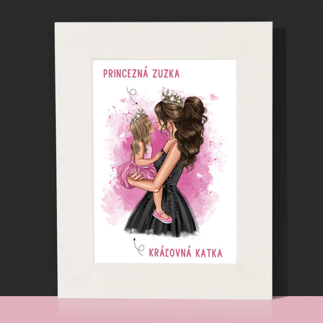 Tvorenie Postavy: Maminkina Princezná - Rámček Na Fotografiu (Vertikálne)