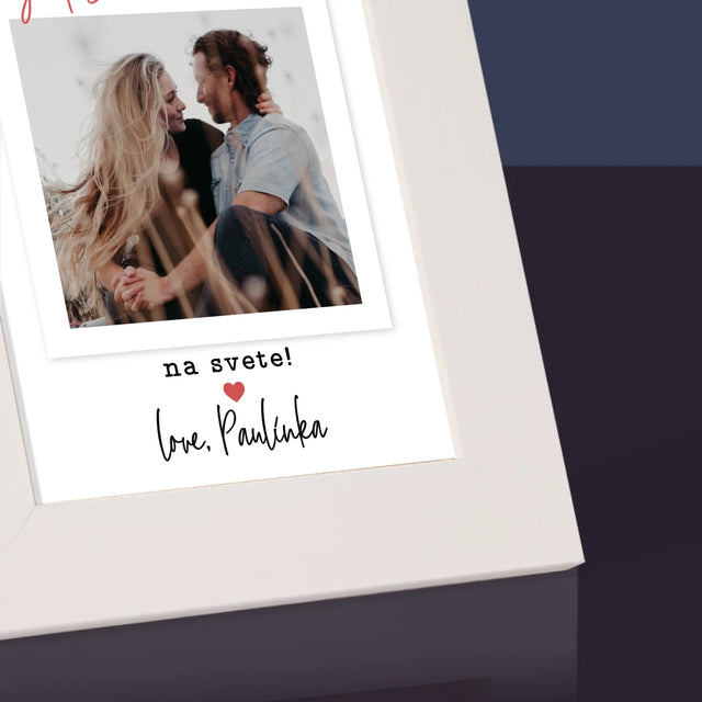 Fotografia A Podpis: Pre Najlepšieho Partnera - Rámček Na Fotografiu (Vertikálne)