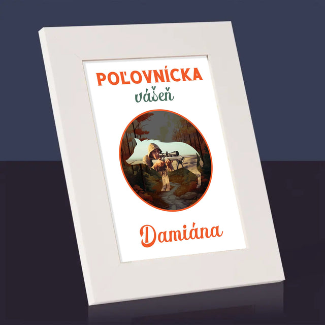 Fotografia A Podpis: Poľovnícka Vášeň - Rámček Na Fotografiu (Vertikálne)